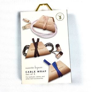 Nanette Lepore Tech Cable Headphone Organize Wraps